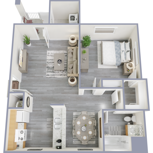 a table topped with different types of appliances